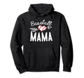 Baseball Mama Hoodie - Minimalist Print for Adults - T-Shirt, Sweatshirt, Hoodie