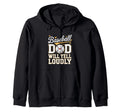 Baseball Dad Fathers Day Hoodie - Unique Graphic for Adults - T-Shirt, Sweatshirt, Hoodie