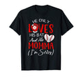Baseball Cheer Mom He Only Loves His Bat T-Shirt - Custom Art Print Unisex - T-Shirt, Sweatshirt, Hoodie
