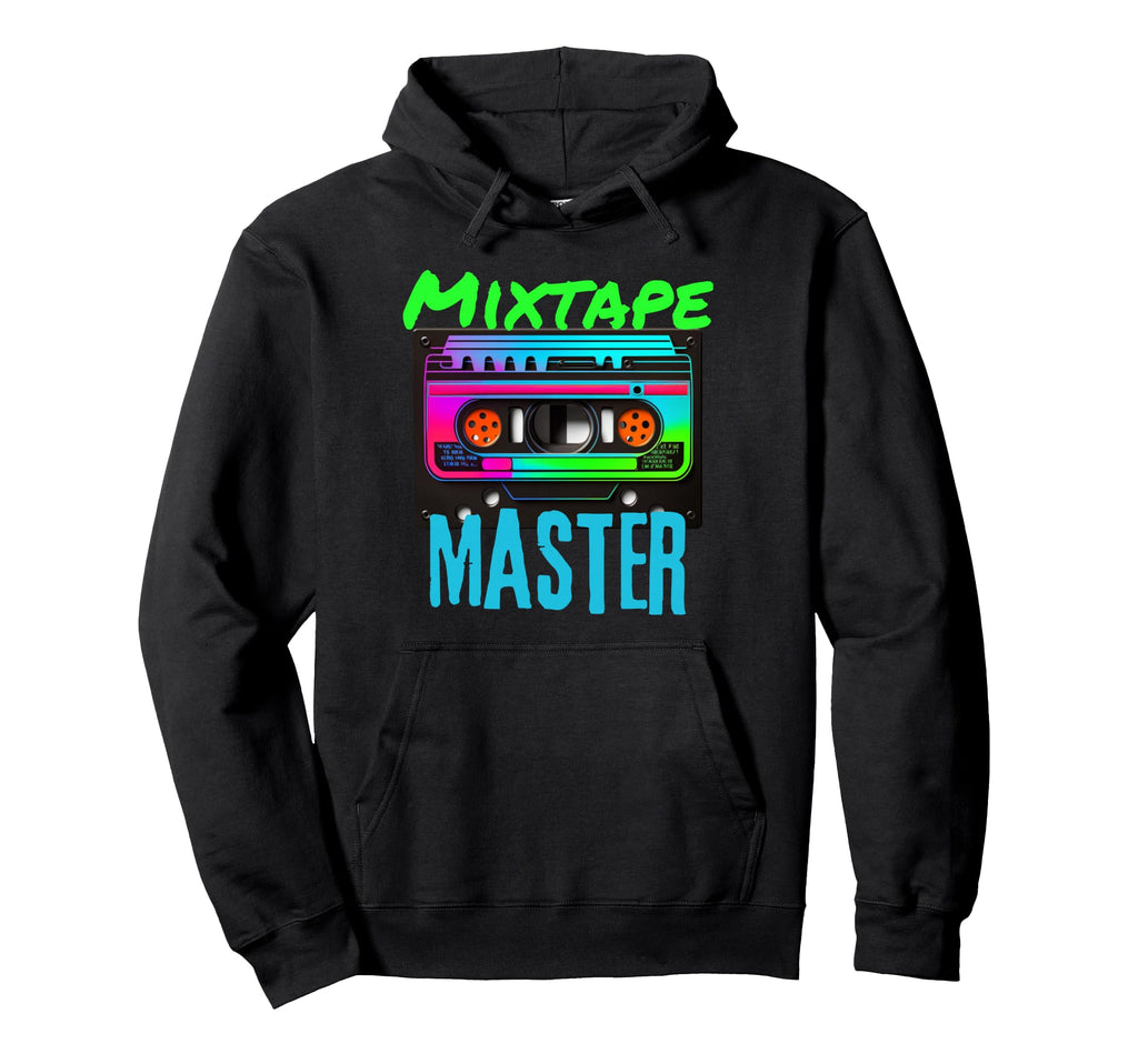 Mixtape Master 80S Vaporwave Cassette Hoodie - Custom Art Print for Adults - T-Shirt, Sweatshirt, Hoodie