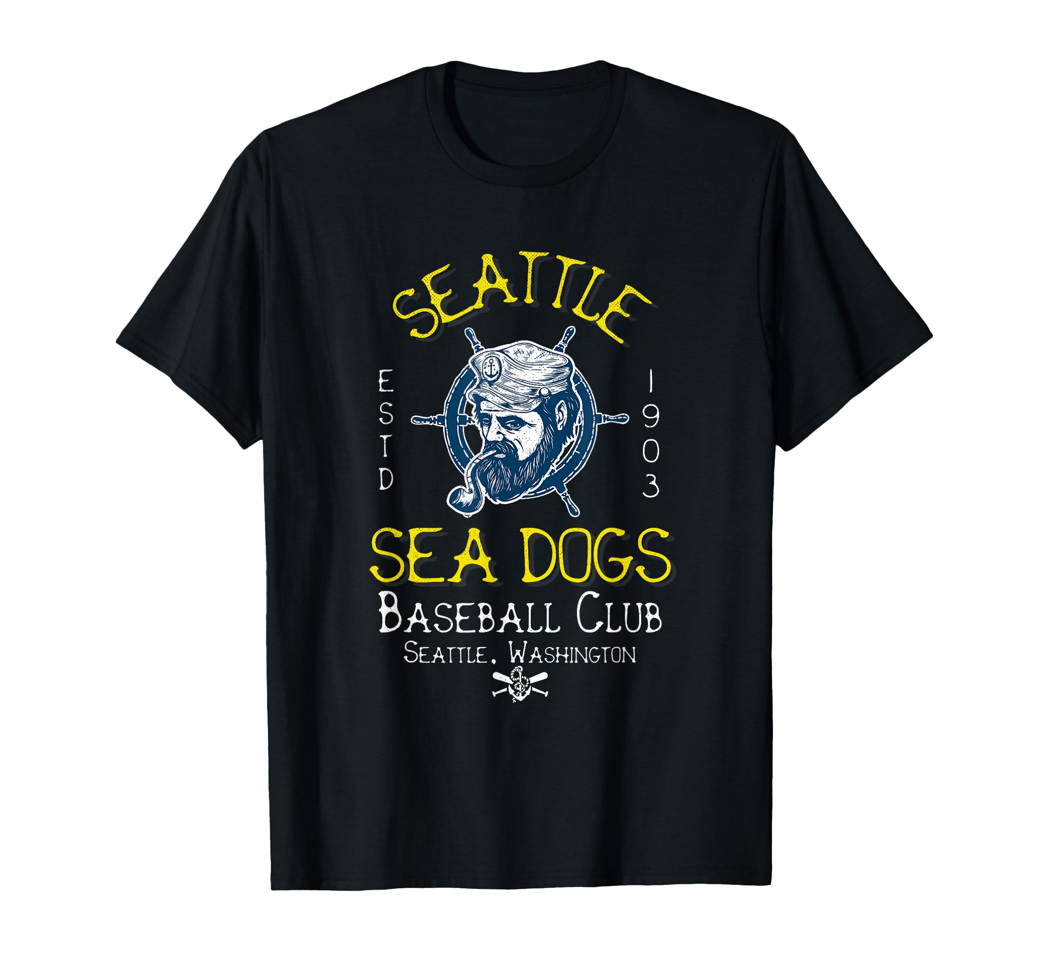 Seattle Sea Dogs Minor League Baseball T-Shirt - Fun Novelty Design Unisex - T-Shirt, Sweatshirt, Hoodie