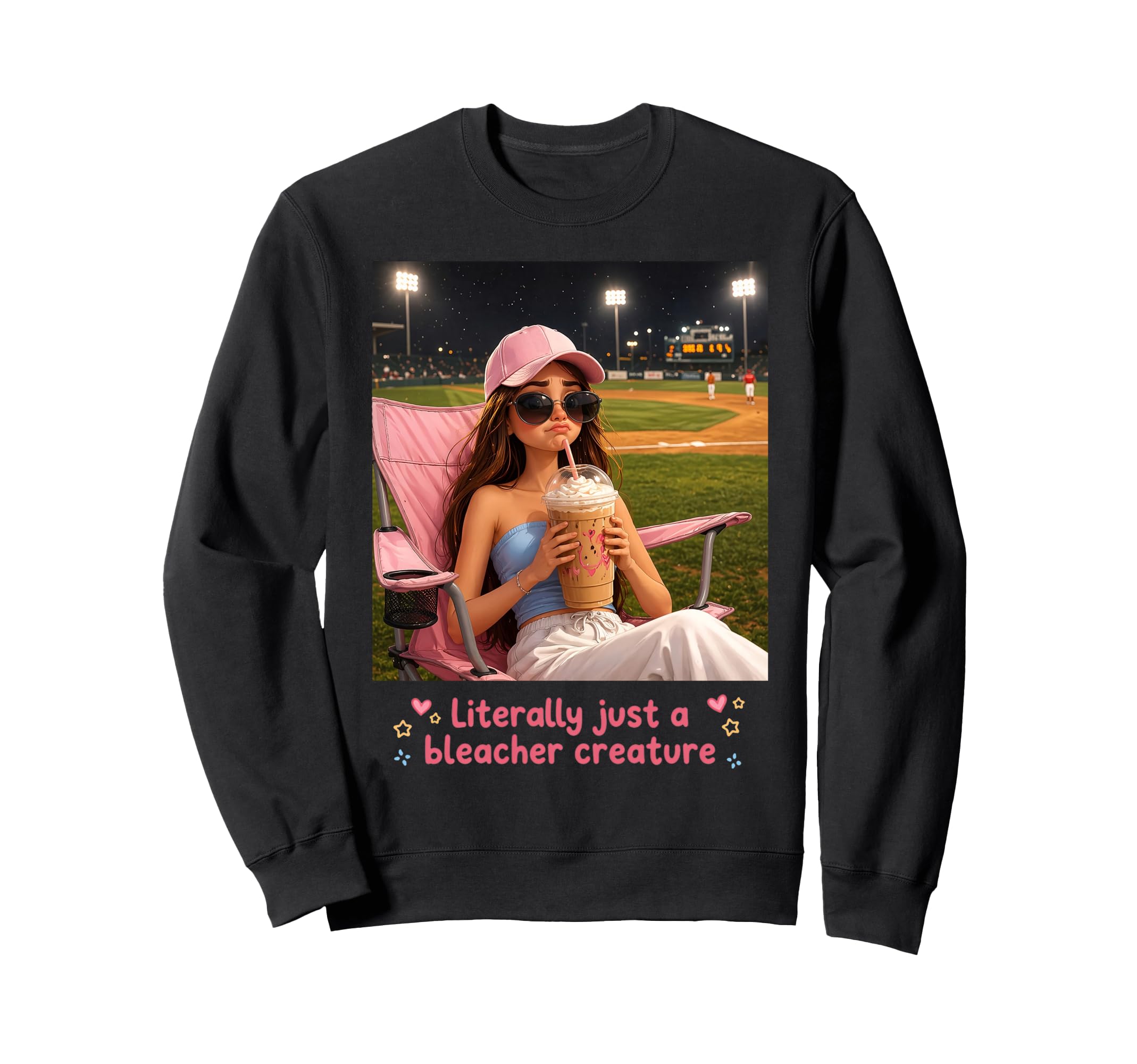 Literally Just Bleacher Creature Sweatshirt - Aesthetic Graphic Men Women - T-Shirt, Sweatshirt, Hoodie