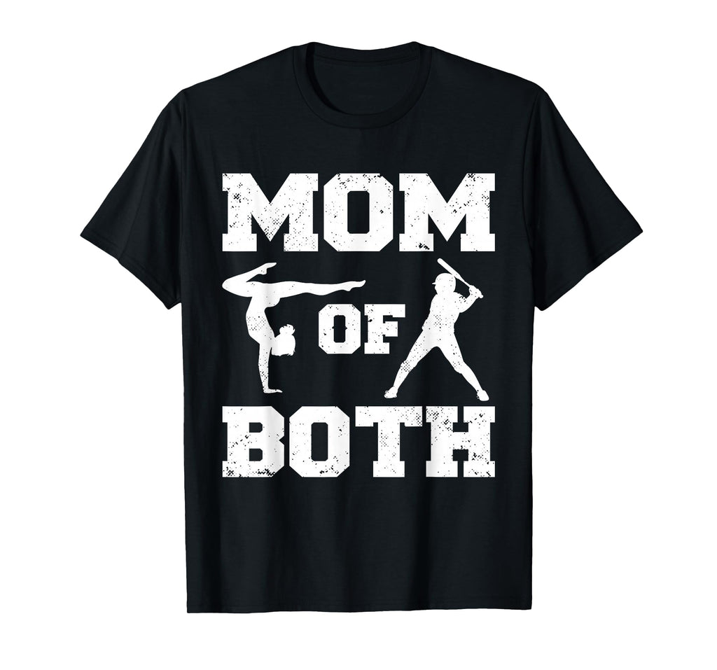 Mom Both Funny Baseball Gymnastics T-Shirt - Streetwear Style for Adults - T-Shirt, Sweatshirt, Hoodie
