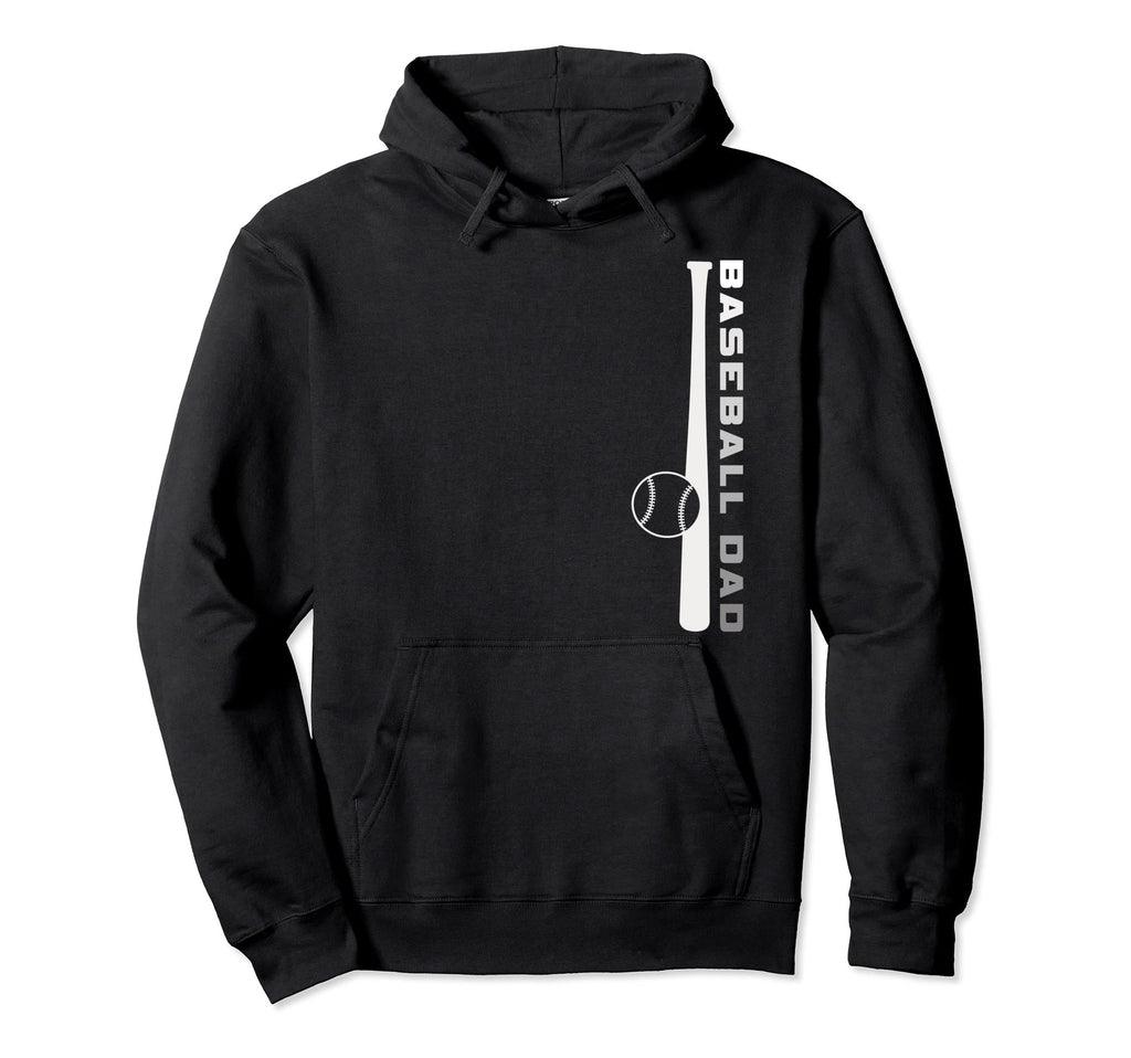 Baseball Dad Baseball Baseball Hoodie - Novelty Apparel Men Women - T-Shirt, Sweatshirt, Hoodie