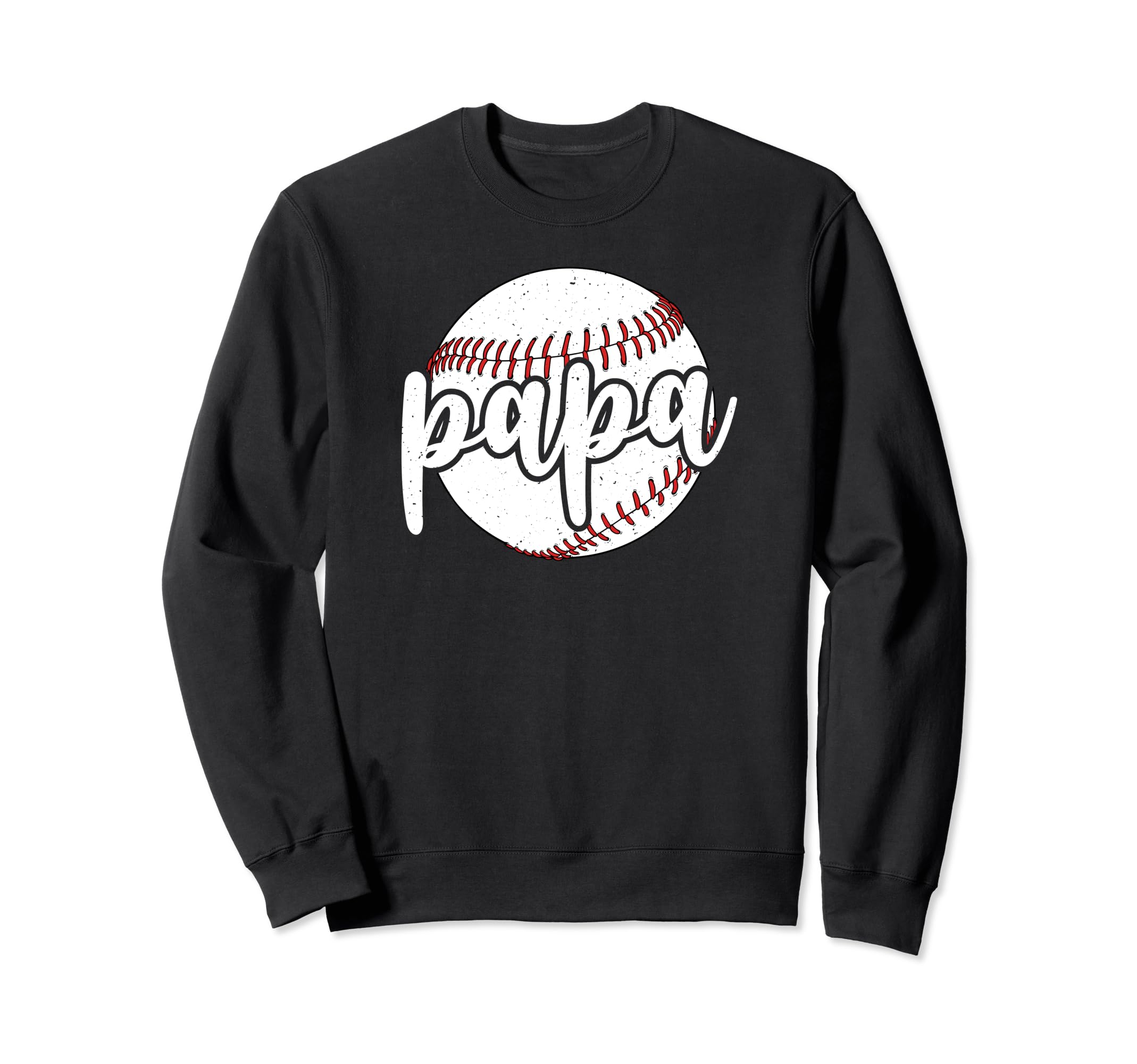 Papa Proud Baseball Papa Baseball Sweatshirt - Novelty Apparel Unisex - T-Shirt, Sweatshirt, Hoodie