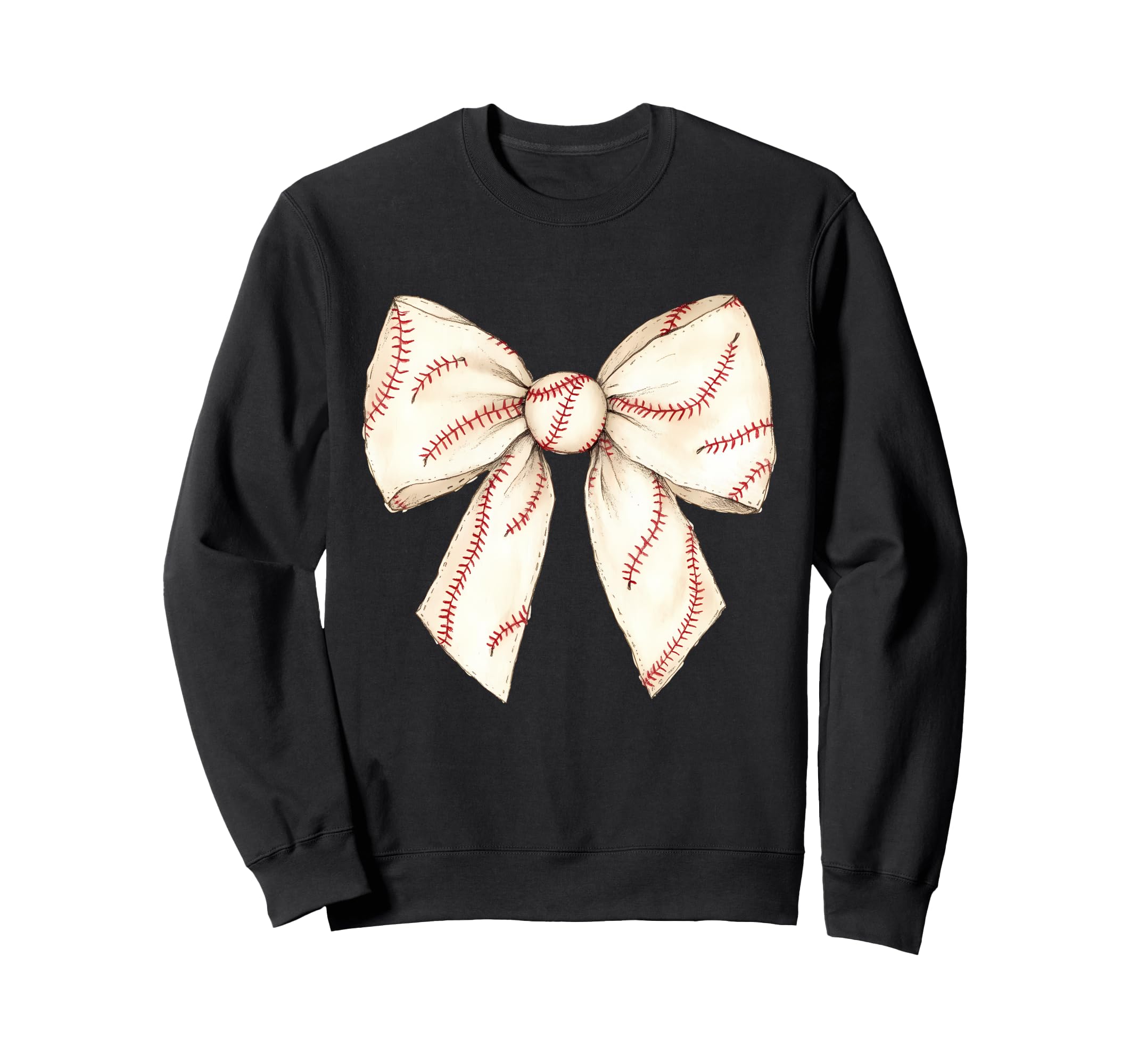 Baseball Coquette Bow Baseball Mom Sweatshirt - Trendy Graphic for Adults - T-Shirt, Sweatshirt, Hoodie