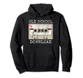 Original Old School Music Download Hoodie - Streetwear Style for Adults - T-Shirt, Sweatshirt, Hoodie