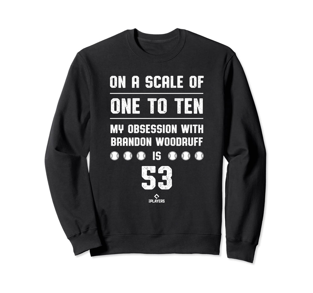 Brandon Woodruff Obsession Sweatshirt - Custom Art Print for Adults - T-Shirt, Sweatshirt, Hoodie