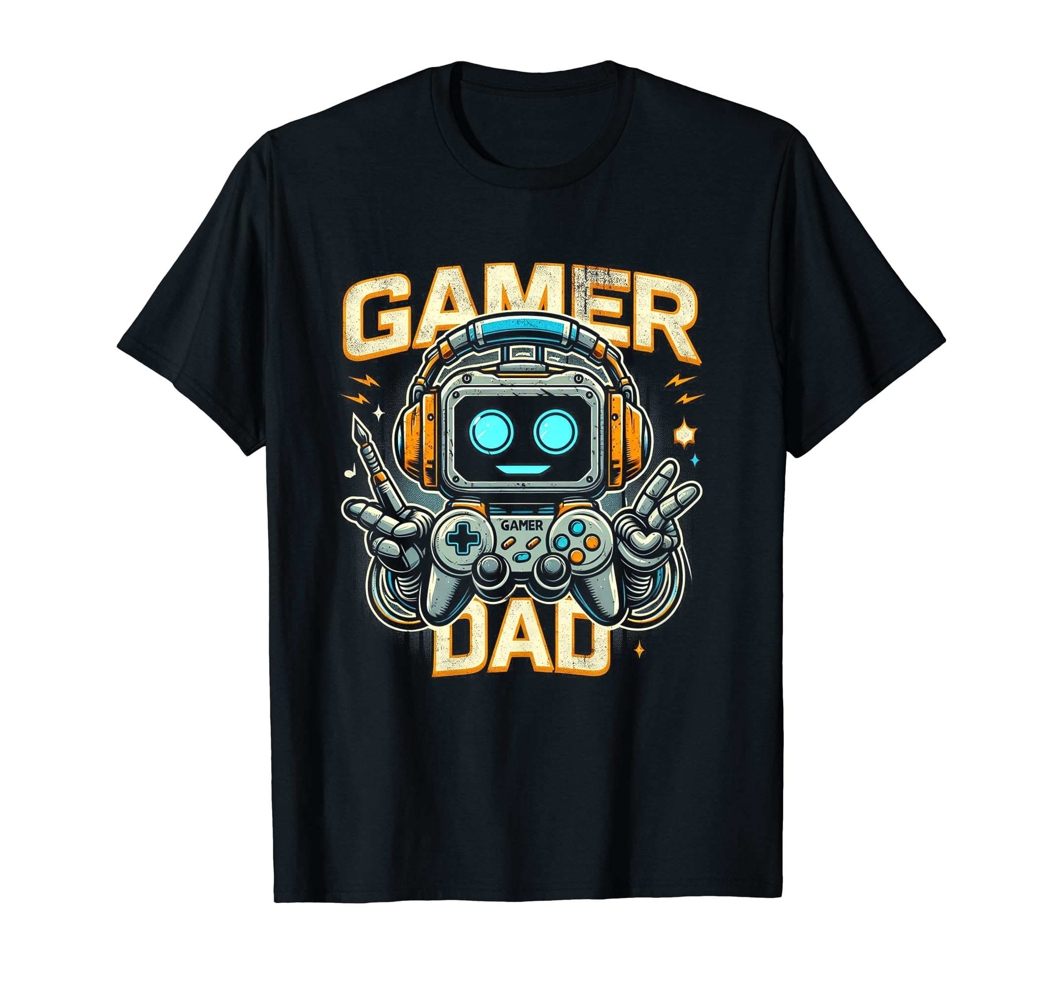 Gamer Dad Game Controller Gaming Video T-Shirt - Trendy Graphic Unisex - T-Shirt, Sweatshirt, Hoodie