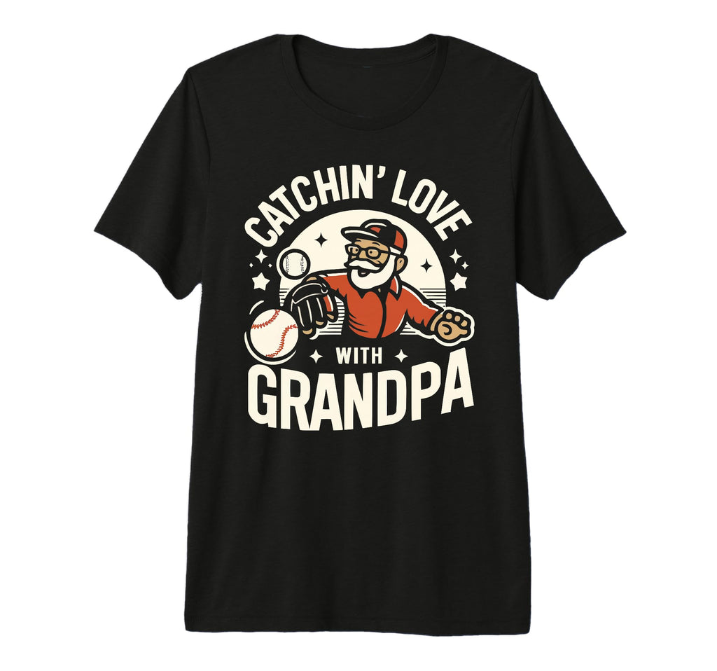 Baseball Grandpa Grandfather Gramps T-Shirt - Fun Novelty Design Unisex - T-Shirt, Sweatshirt, Hoodie