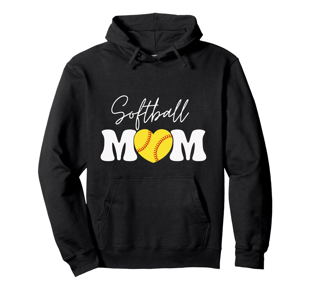 Softball Mom Baseball Mom Mothers Day Hoodie - Minimalist Print Unisex - T-Shirt, Sweatshirt, Hoodie