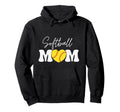 Softball Mom Baseball Mom Mothers Day Hoodie - Minimalist Print Unisex - T-Shirt, Sweatshirt, Hoodie