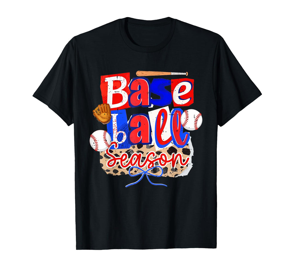 Leopard Funny Baseball Season Game T-Shirt - Fun Novelty Design for Adults - T-Shirt, Sweatshirt, Hoodie