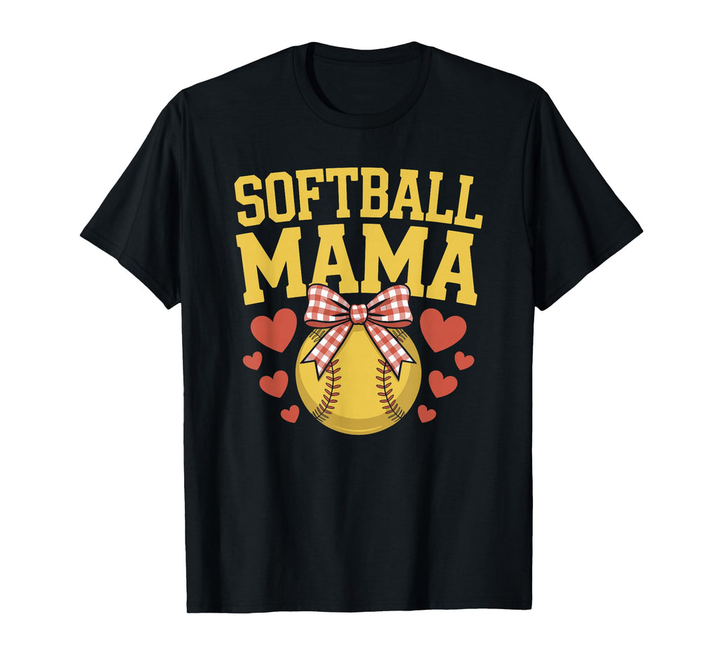 Softball Mama Baseball Sports Player T-Shirt - Minimalist Print for Adults - T-Shirt, Sweatshirt, Hoodie