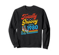Totally Groovy Since 1980 Sweatshirt - Fun Novelty Design for Adults - T-Shirt, Sweatshirt, Hoodie
