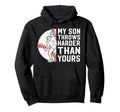 Proud Baseball Pitcher Mom Baseball Hoodie - Trendy Graphic for Adults - T-Shirt, Sweatshirt, Hoodie