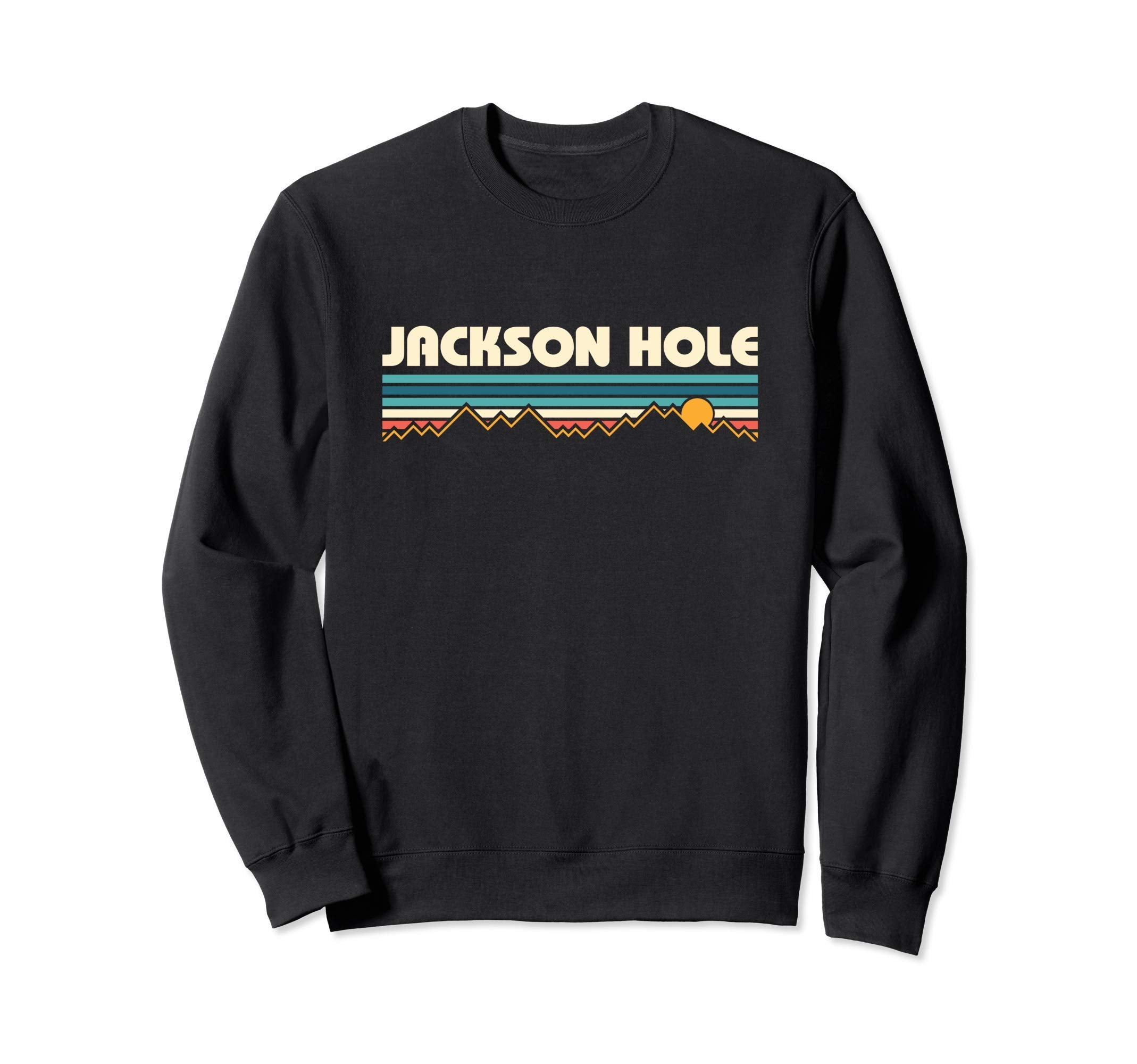Jackson Hole Mountain Sunset Sweatshirt - Unique Graphic Men Women - T-Shirt, Sweatshirt, Hoodie