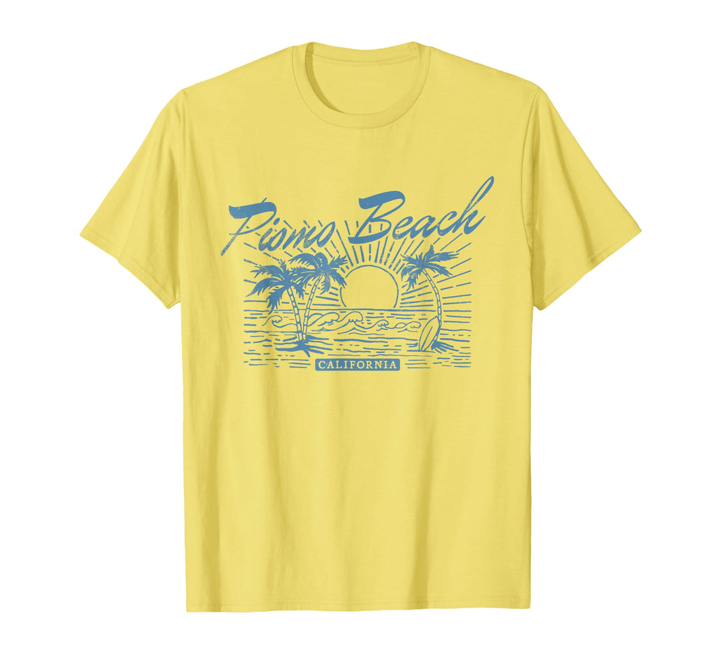 Pismo Beach California Distressed T-Shirt - Streetwear Style for Adults - T-Shirt, Sweatshirt, Hoodie