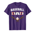 Baseball Dad Best Gift Fathers T-Shirt - Minimalist Print Men Women - T-Shirt, Sweatshirt, Hoodie