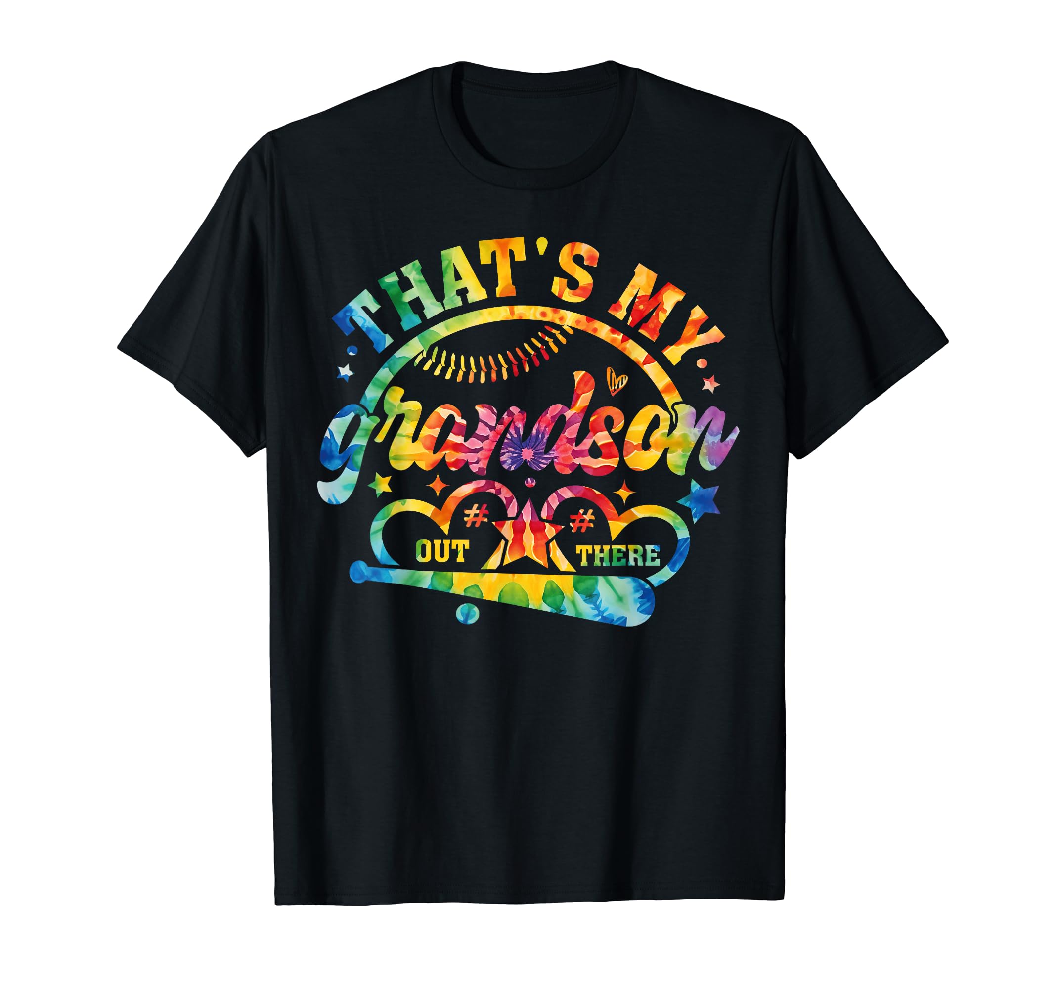 Thats My Grandson Out There Baseball T-Shirt - Novelty Apparel for Adults - T-Shirt, Sweatshirt, Hoodie