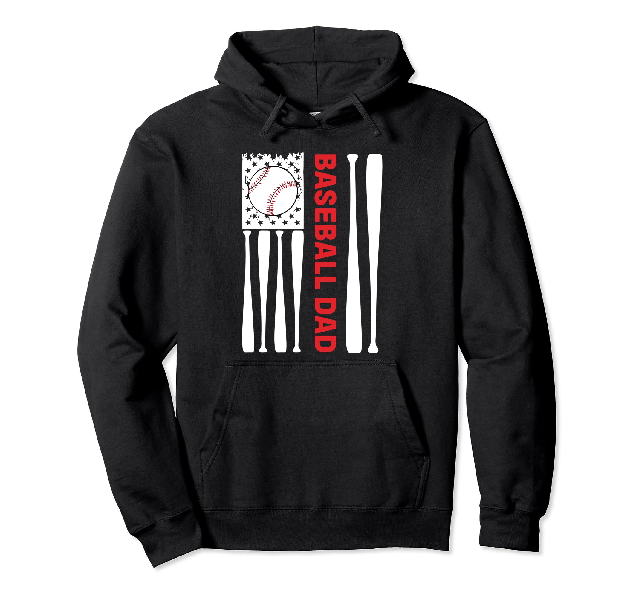 Flag Usa 4Th July Fathers Day Baseball Hoodie - Unique Graphic Men Women - T-Shirt, Sweatshirt, Hoodie