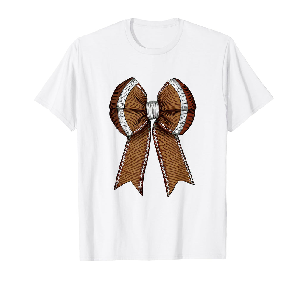 Womens Moms Coquette Bow Football T-Shirt - Streetwear Style Men Women - T-Shirt, Sweatshirt, Hoodie