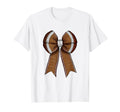 Womens Moms Coquette Bow Football T-Shirt - Streetwear Style Men Women - T-Shirt, Sweatshirt, Hoodie