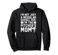 Im Baseball Pitcher Mom Baseball Hoodie - Novelty Apparel Men Women - T-Shirt, Sweatshirt, Hoodie