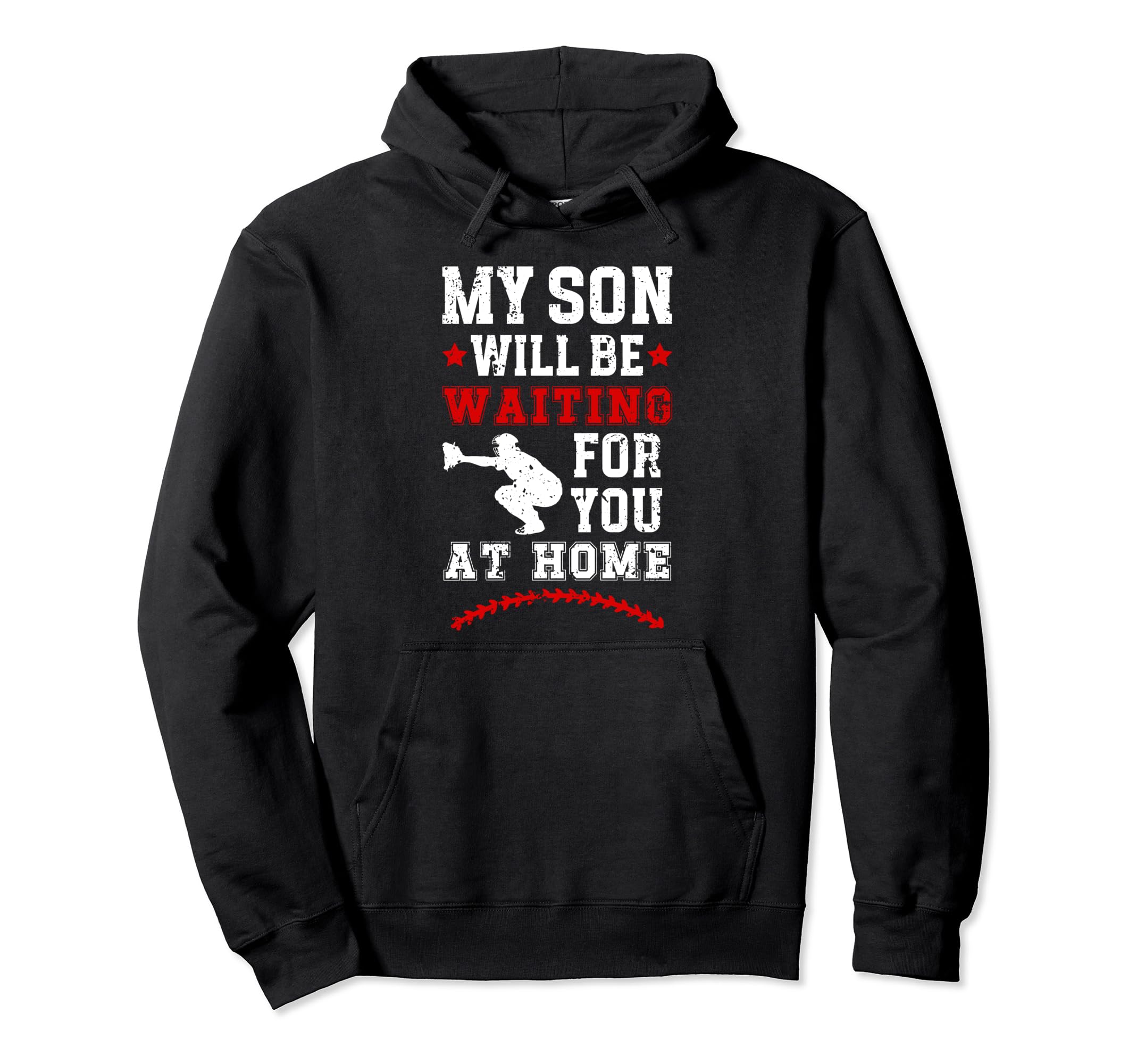 My Son Baseball Catcher Mom Baseball Hoodie - Novelty Apparel Men Women - T-Shirt, Sweatshirt, Hoodie