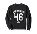 Jeimer Candelario 46 Detroit Mlbpa Sweatshirt - Custom Art Print Unisex - T-Shirt, Sweatshirt, Hoodie