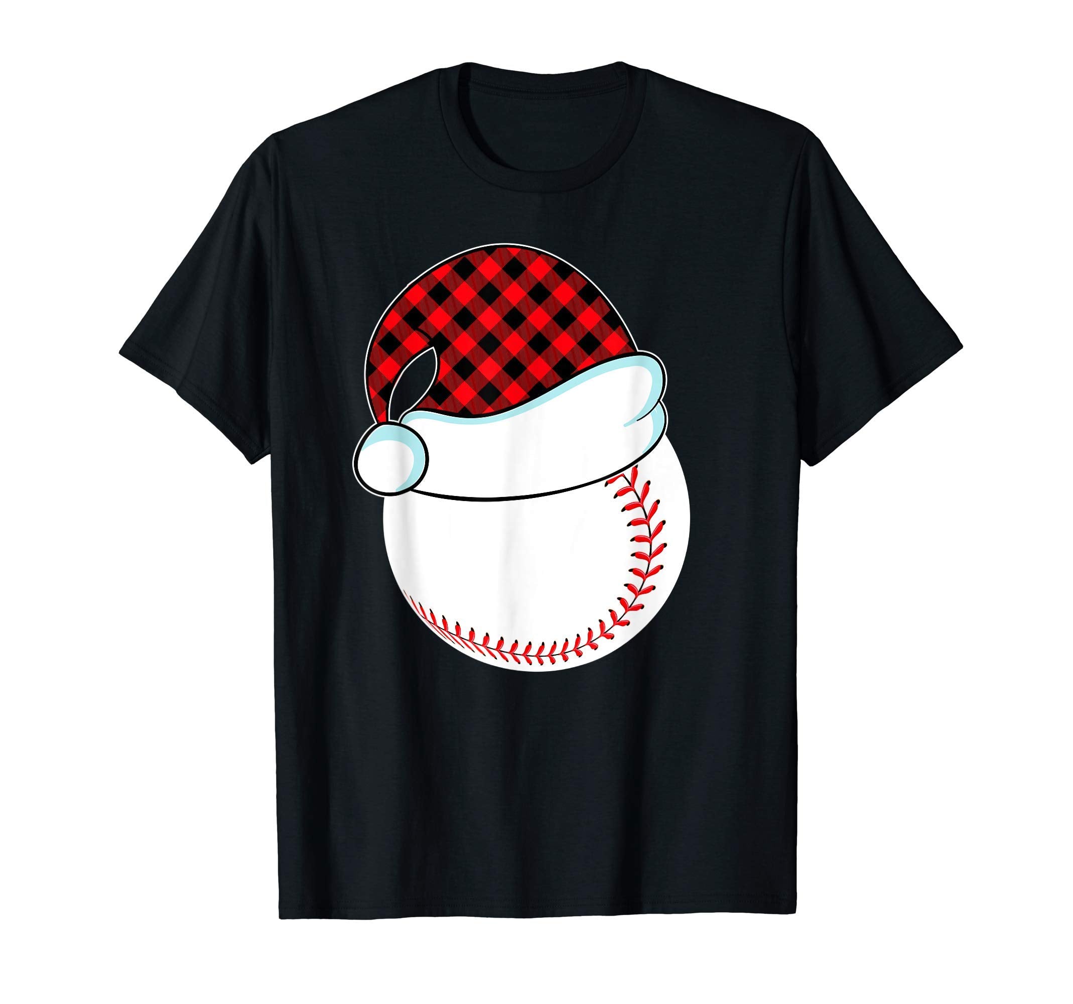 Red Plaid Baseball Pajama Family T-Shirt - Minimalist Print Men Women - T-Shirt, Sweatshirt, Hoodie