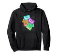 Cassette Tapes Collection Colorful Hoodie - Fun Novelty Design for Adults - T-Shirt, Sweatshirt, Hoodie