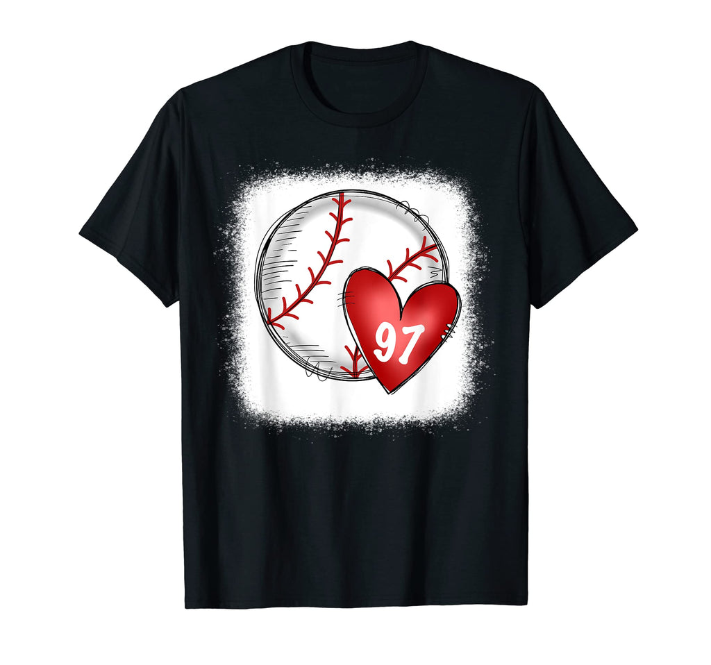Womens Bleached Custom Baseball Mom T-Shirt - Novelty Apparel Men Women - T-Shirt, Sweatshirt, Hoodie