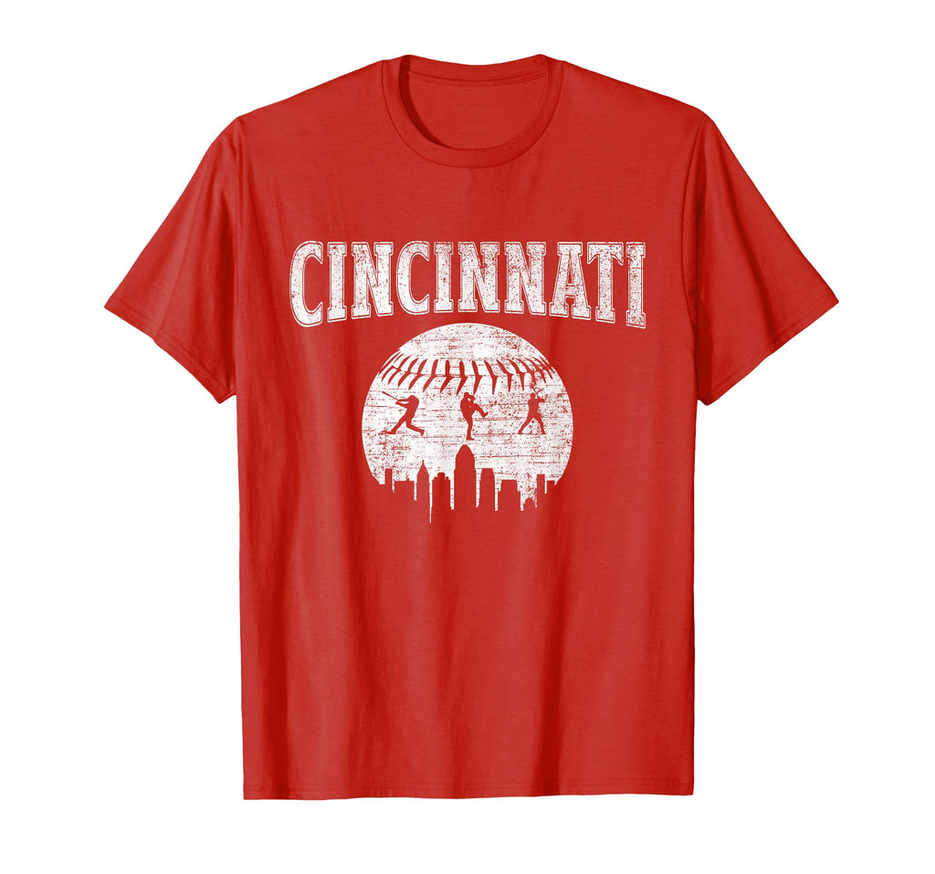 Cincinnati Baseball City Gameday T-Shirt - Trendy Graphic Men Women - T-Shirt, Sweatshirt, Hoodie