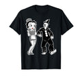 Koko Clown Ghost And Girlfriend Cartoon T-Shirt - Novelty Apparel Unisex - T-Shirt, Sweatshirt, Hoodie