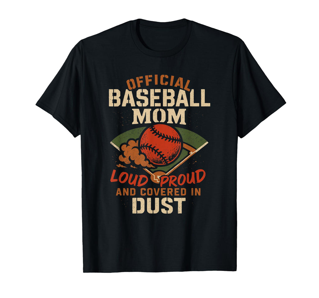 Baseball Mom Dugout Life Game Day T-Shirt - Custom Art Print Men Women - T-Shirt, Sweatshirt, Hoodie