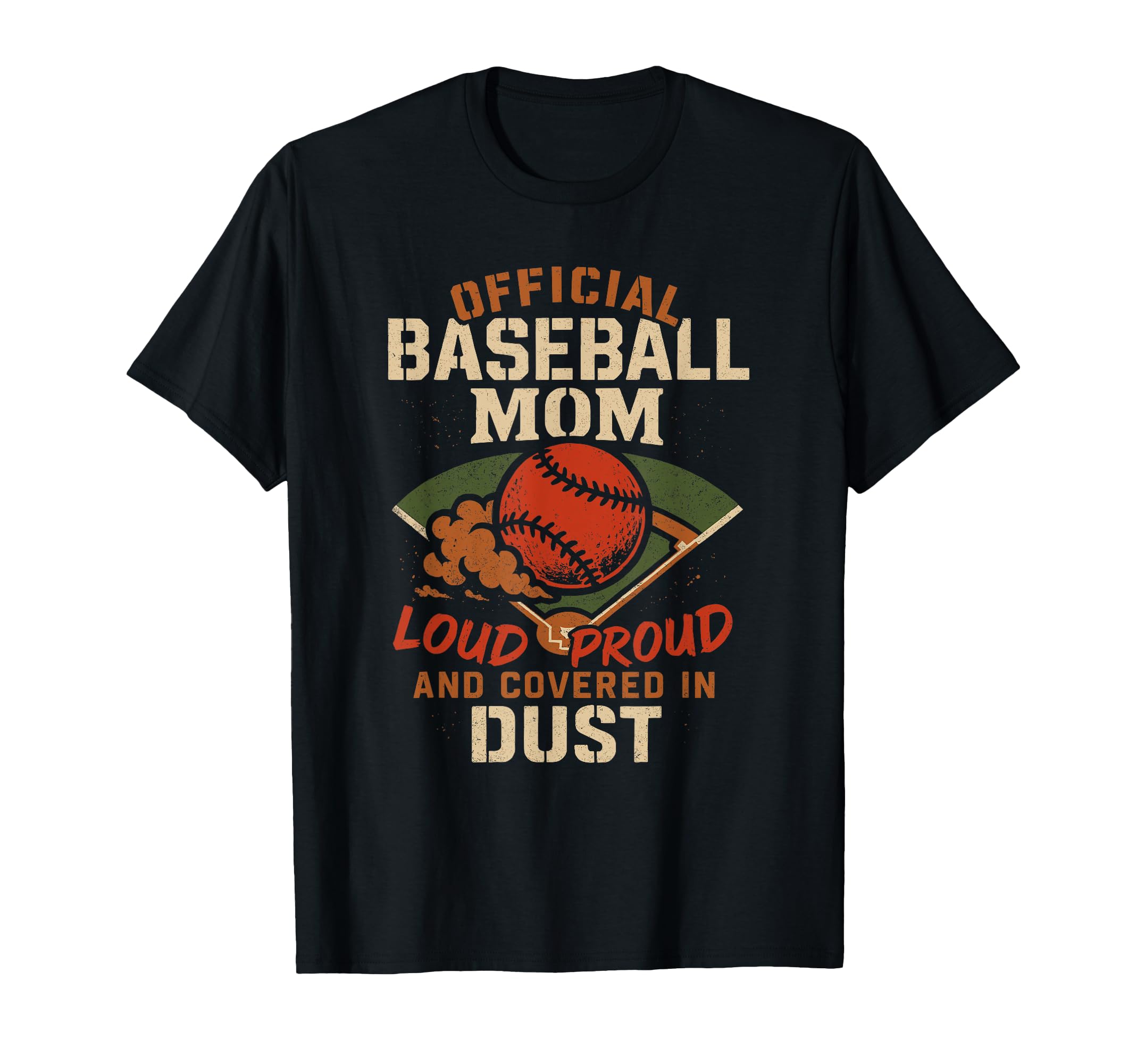 Baseball Mom Dugout Life Game Day T-Shirt - Custom Art Print Men Women - T-Shirt, Sweatshirt, Hoodie