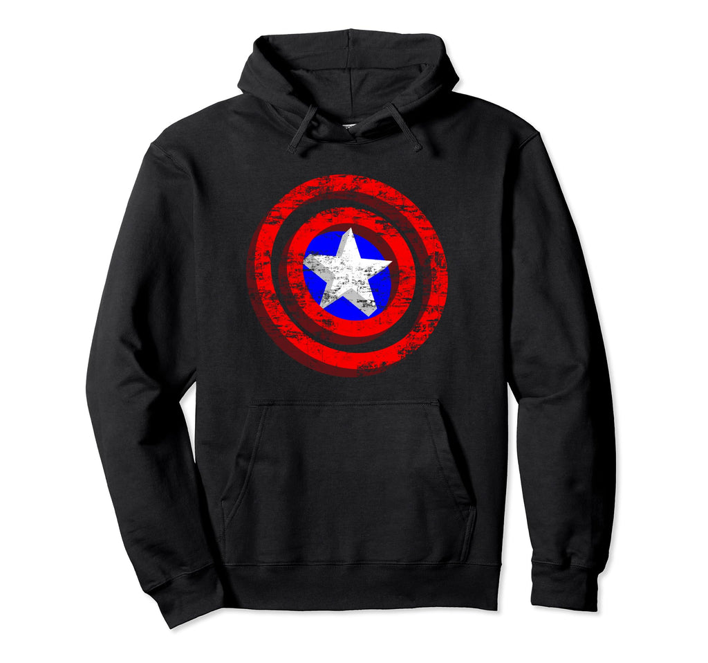 Marvel Comics Captain America Hoodie - Aesthetic Graphic for Adults - T-Shirt, Sweatshirt, Hoodie