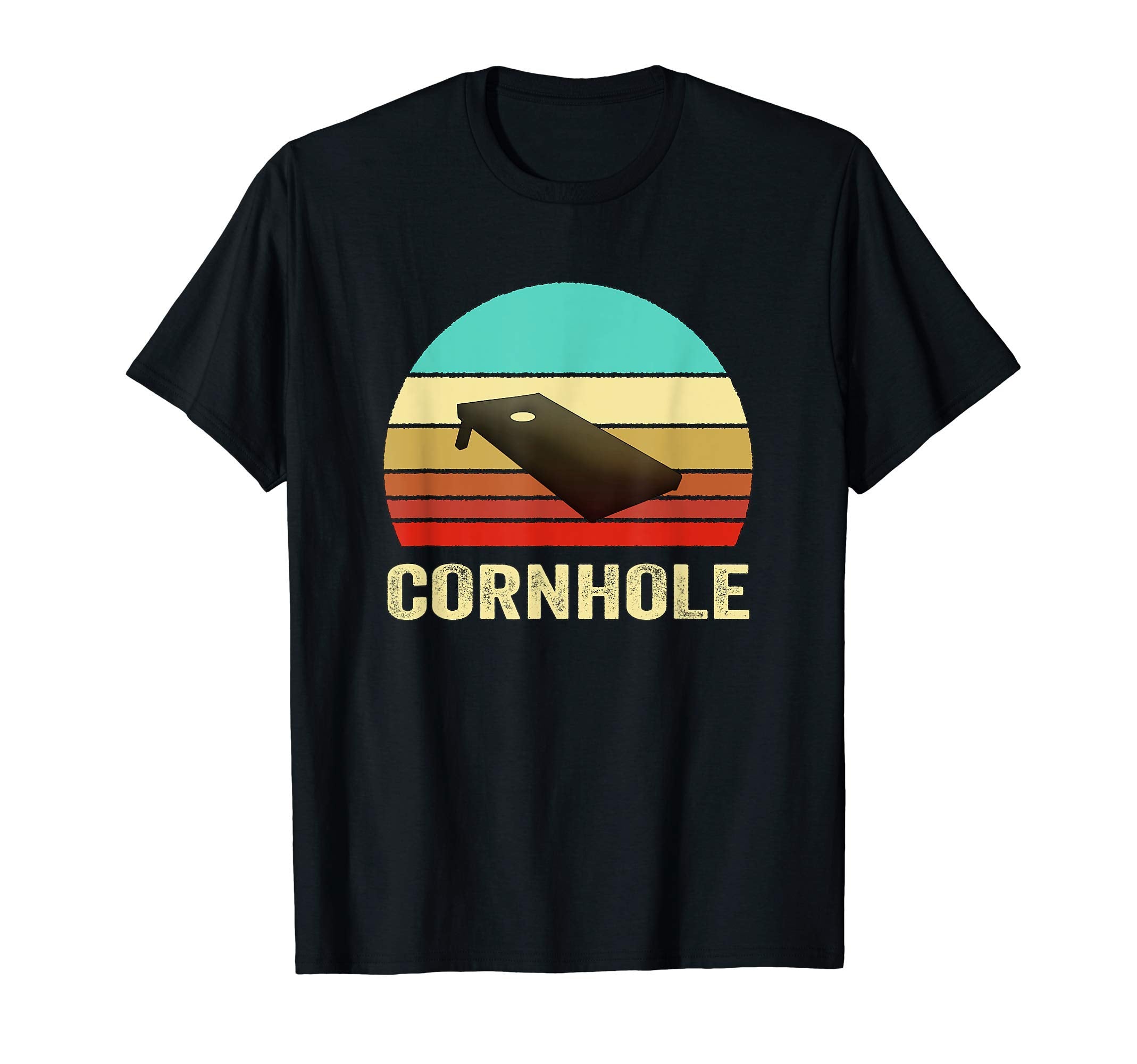 Sunset Cornhole T-Shirt - Custom Art Print for Adults - T-Shirt, Sweatshirt, Hoodie