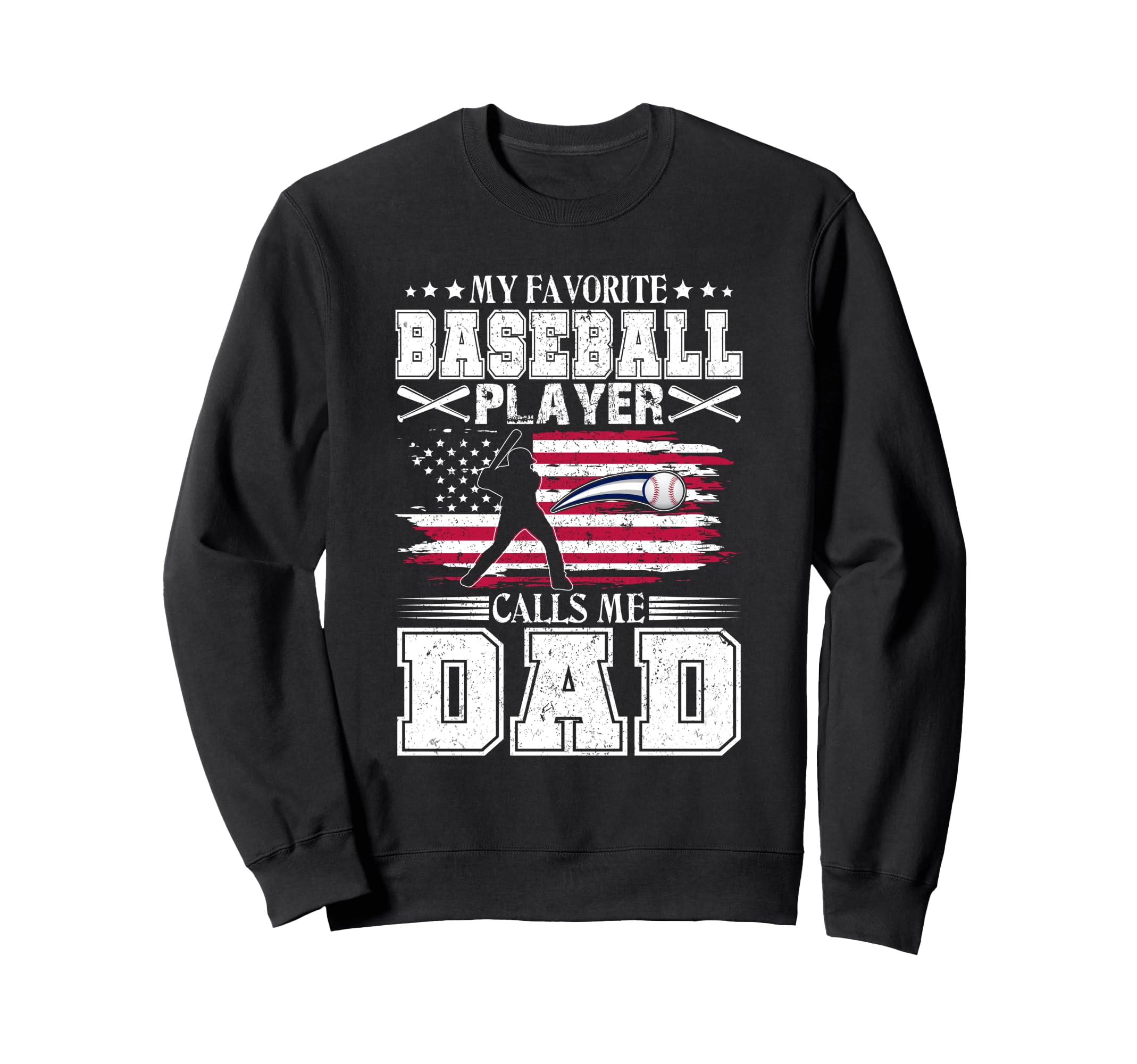 My Favorite Baseball Player Sweatshirt - Aesthetic Graphic for Adults - T-Shirt, Sweatshirt, Hoodie