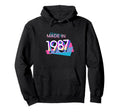 Made 1987 Y2K 80S 39Th Birthday Hoodie - Unique Graphic Unisex - T-Shirt, Sweatshirt, Hoodie