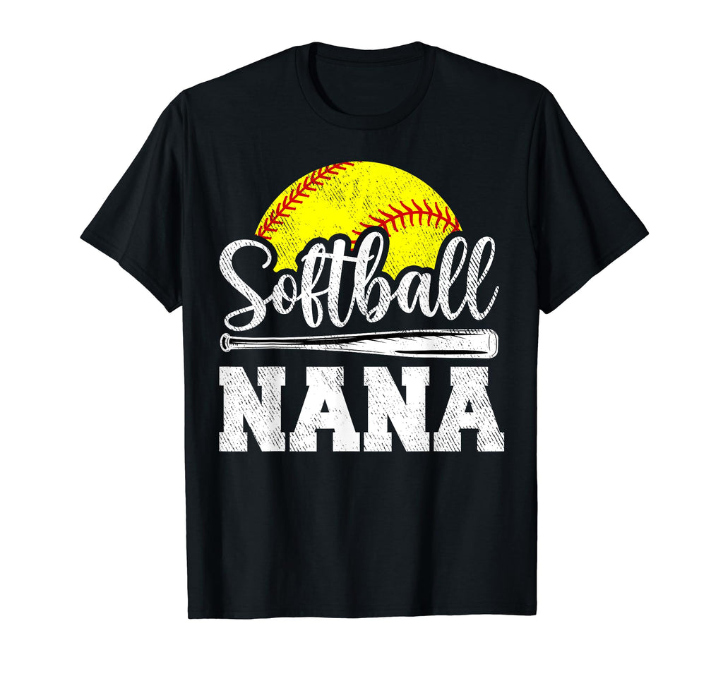 Softball Nana Softball Player Game Day T-Shirt - Streetwear Style Unisex - T-Shirt, Sweatshirt, Hoodie