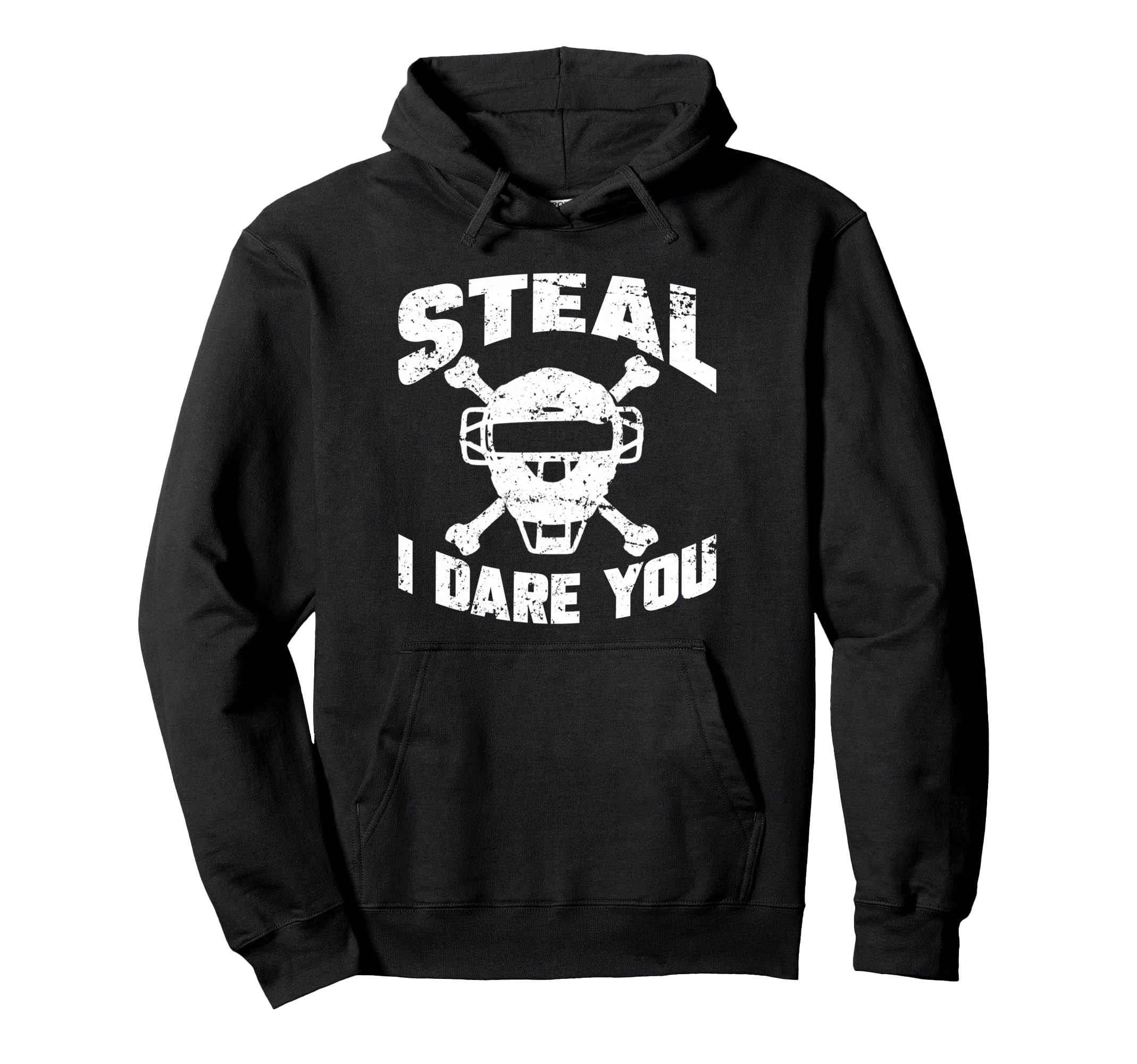 Catcher Mask Funny Baseball Hoodie - Unique Graphic Men Women - T-Shirt, Sweatshirt, Hoodie
