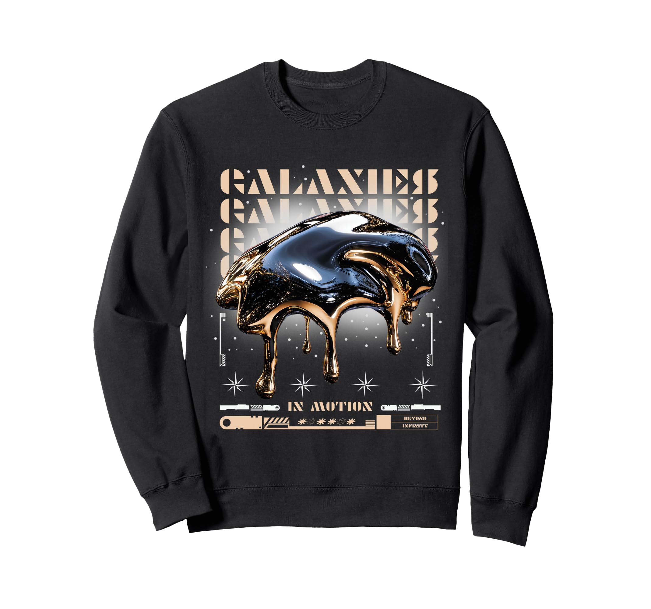 Y2K Galaxies Bold Urban Graffiti Sweatshirt - Trendy Graphic Unisex - T-Shirt, Sweatshirt, Hoodie