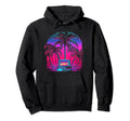 Palm Tree Vaporwave Retrowave Aesthetic Hoodie - Trendy Graphic Unisex - T-Shirt, Sweatshirt, Hoodie