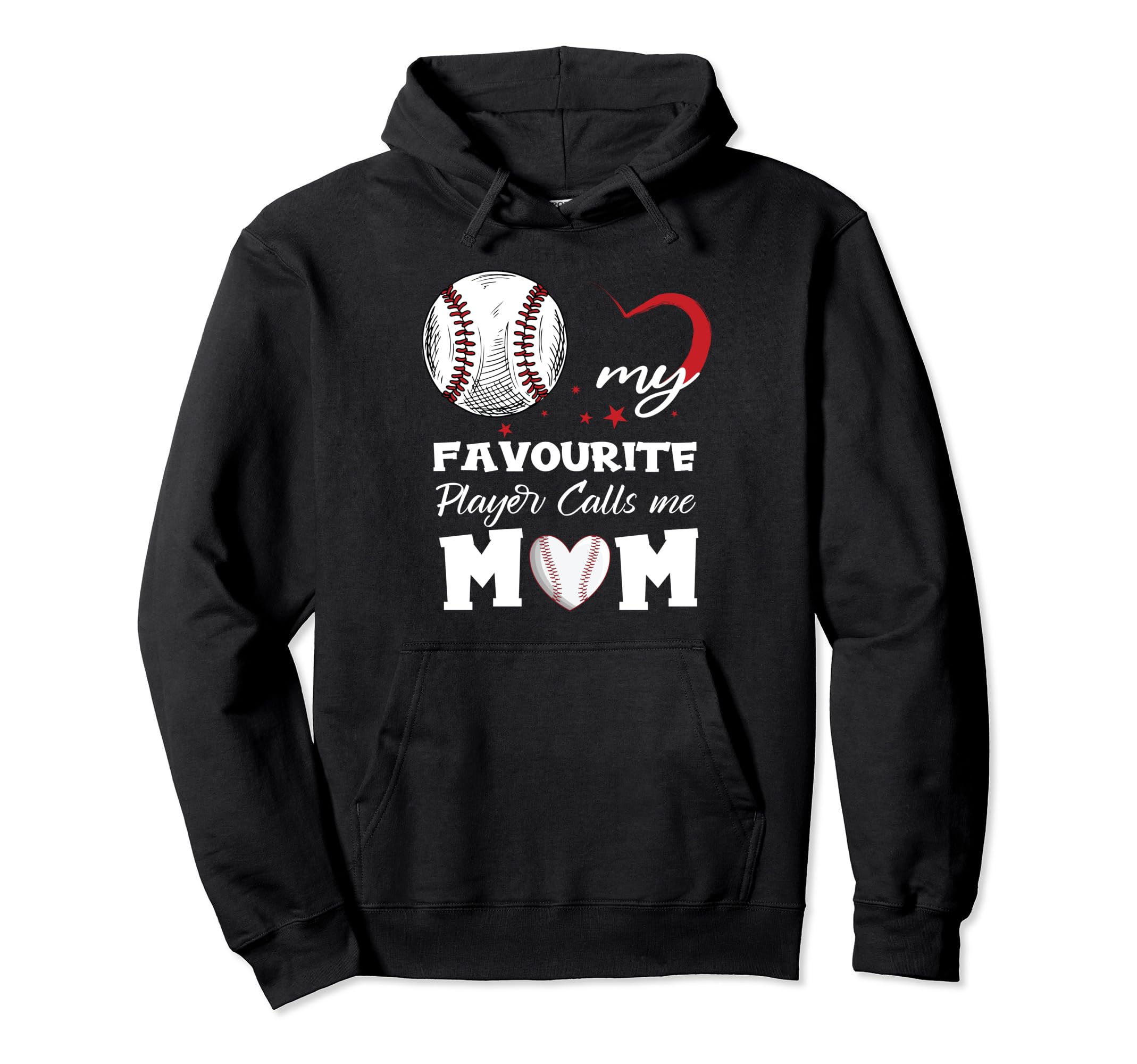 My Favorite Baseball Player Calls Me Hoodie - Custom Art Print Men Women - T-Shirt, Sweatshirt, Hoodie