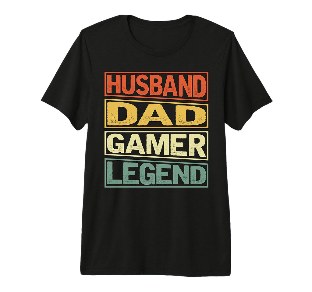 Husband Dad Gamer Legend Fathers Day T-Shirt - Trendy Graphic Men Women - T-Shirt, Sweatshirt, Hoodie