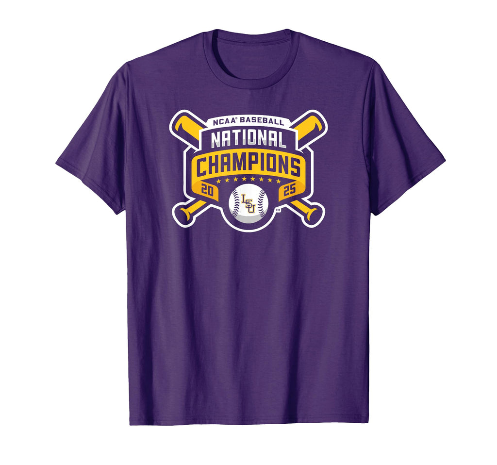Lsu Tigers Baseball National T-Shirt - Casual Everyday Wear Men Women - T-Shirt, Sweatshirt, Hoodie