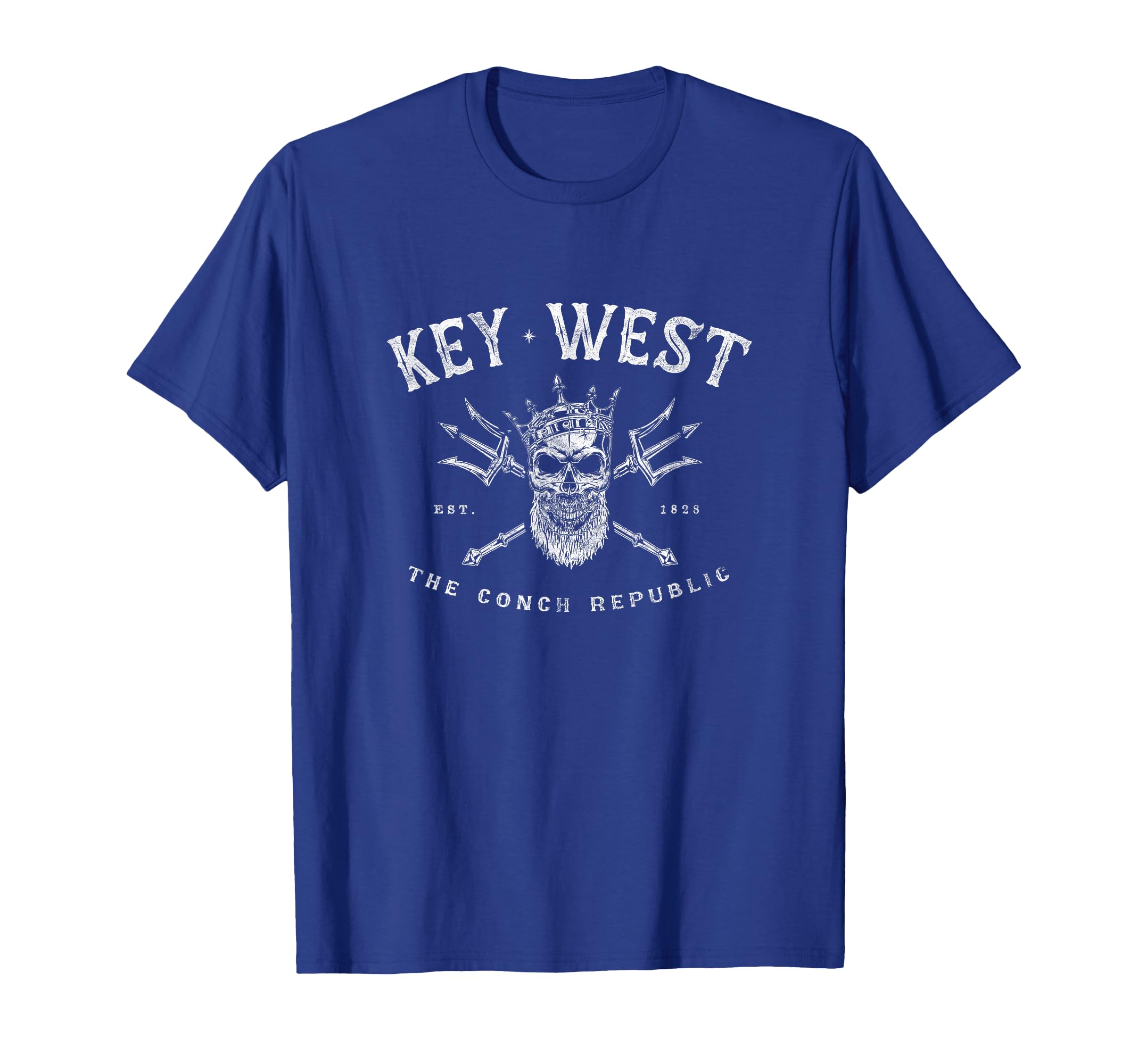 Key West Florida Poseidon Conch Republic T-Shirt - Unique Graphic Unisex - T-Shirt, Sweatshirt, Hoodie
