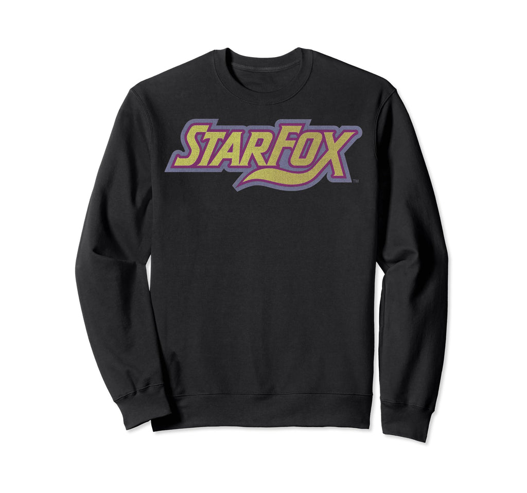 Star Fox Distressed Game Logo Sweatshirt - Graphic Print Unisex - T-Shirt, Sweatshirt, Hoodie